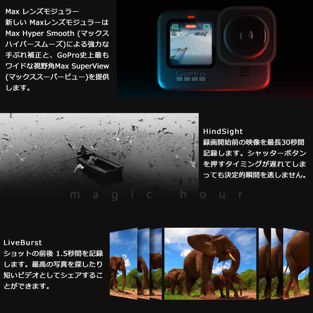 GoPro GoPro HERO9 ゴープロ 9 ビデオ カメラ アクションカム