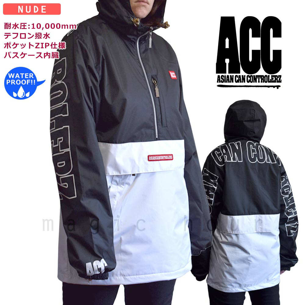 ACC-ANORAK-20POISN-BLK-L : スノーボードウェア