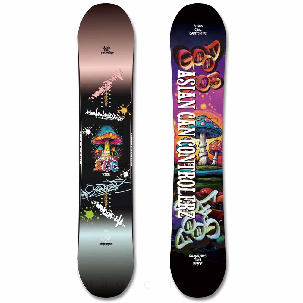 スノーボード 板 メンズ レディース 単品 ハイブリッド キャンバー ボード ACC エーシーシー RIZE グラトリ 2026 ブランド ボード パーク お洒落 かっこいい 黒 ACC-SB-26RIZE-139 ACC(エーシーシー) 4