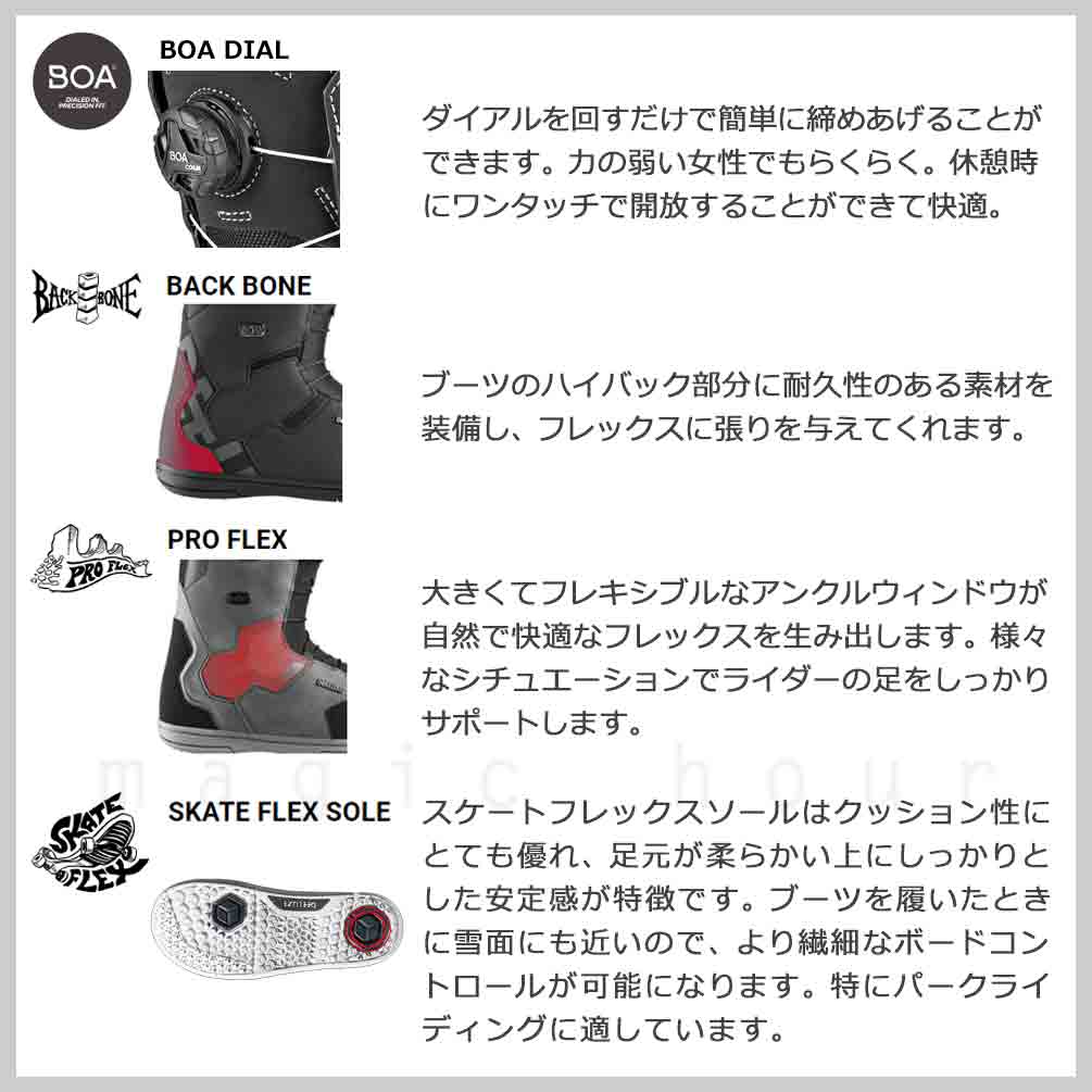 スノーボード ブーツ BOA メンズ レディース DEELUXE ディーラックス ID LITE ダイヤル ダイアル式 25-26 2026モデル 22.5 - 28.0cm 黒 ブラック お洒落 BP-DXBOT-26IDLITE-EBLK-225 NIDECKER(ナイデッカー) 2