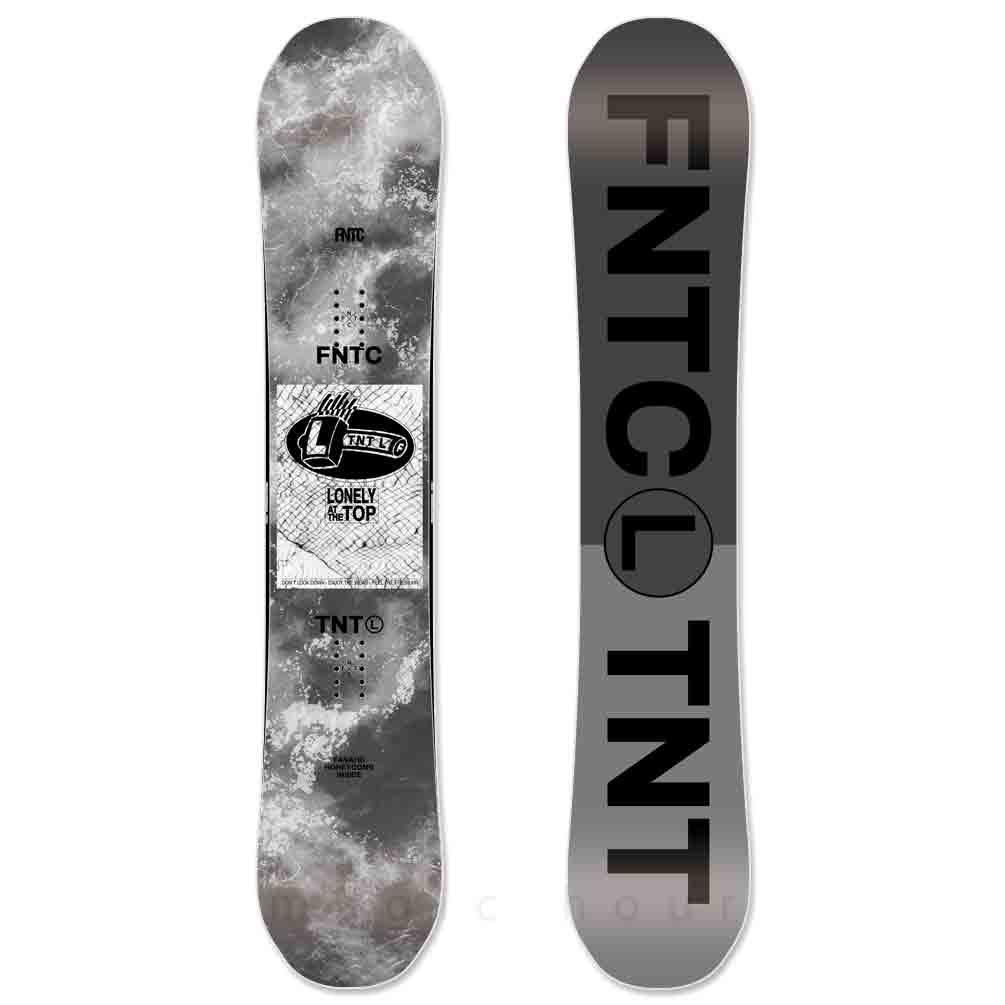 スノーボード 板 メンズ レディース 単品 23-24 FNTC エフエヌティーシー TNT L 2024 スノボー 初心者 ダブル キャンバー ボード グラトリ ブランド 黒 白 BP-FNTSB-24TNTL-BK-139 FNTC(エフエヌティーシー) 4