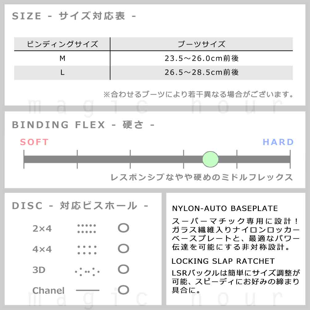 スノーボード ビンディング ナイデッカー スーパーマチック 24-25 NIDECKER SUPERMATIC スノボー バインディング メンズ レディース ドロップイン ステップイン BP-NDBIN-25SPMATIC-BLACK-L NIDECKER(ナイデッカー) 2