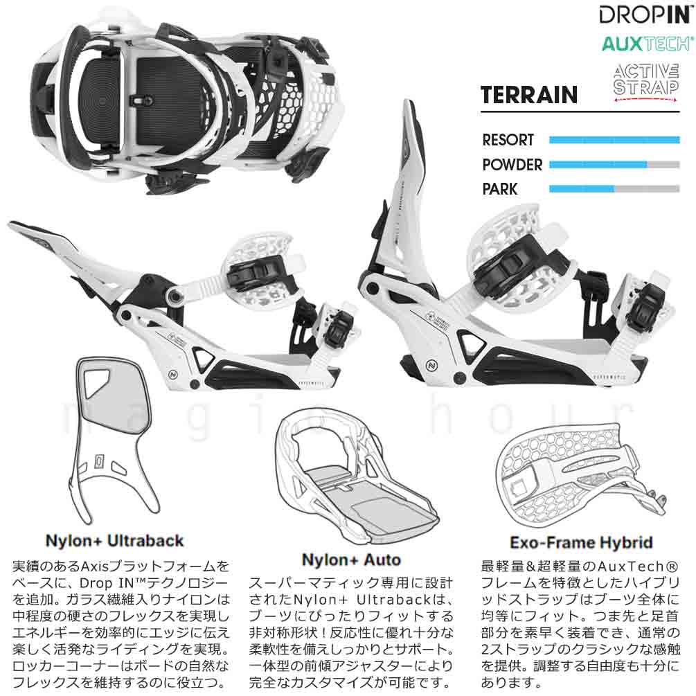 スノーボード ビンディング ナイデッカー スーパーマチック 24-25 NIDECKER SUPERMATIC スノボー バインディング メンズ レディース ドロップイン ステップイン BP-NDBIN-25SPMATIC-BLACK-L NIDECKER(ナイデッカー) 3