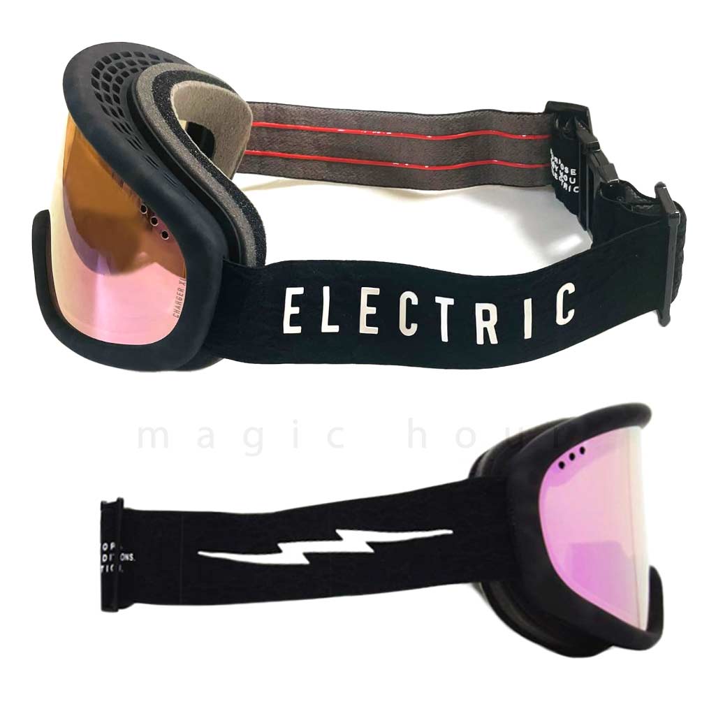 スノーボード スノボー ブランド ゴーグル 型落ち エレクトリック ELECTRIC CHARGER XL メンズ レディース スキー スノーゴーグル ミラー くもり止め 眼鏡対応 EG7323502-PICH ELECTRIC(エレクトリック) 1