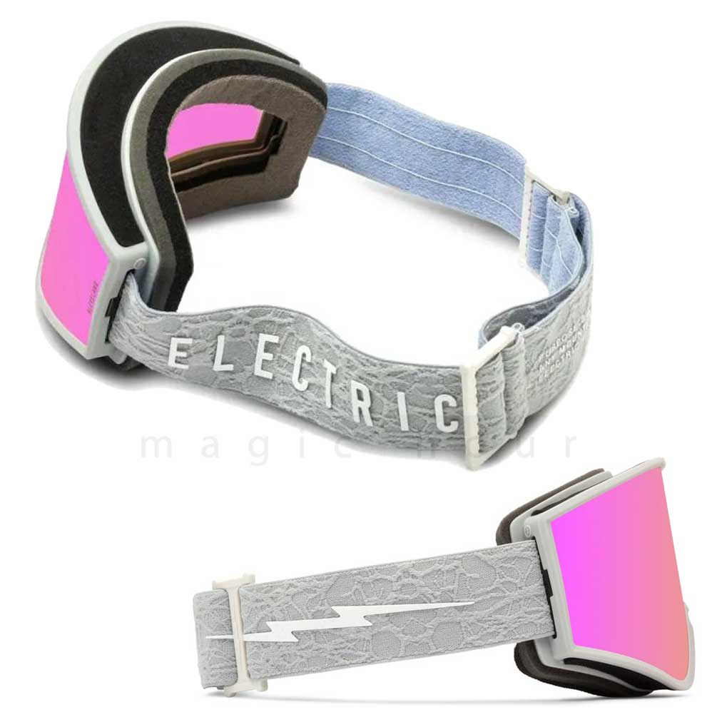 スノーボード スノボー ブランド ゴーグル 型落ち エレクトリック ELECTRIC KLEVELAND メンズ レディース スキー スノーゴーグル ミラー くもり止め 眼鏡対応 白 EG7523508-PICH ELECTRIC(エレクトリック) 1