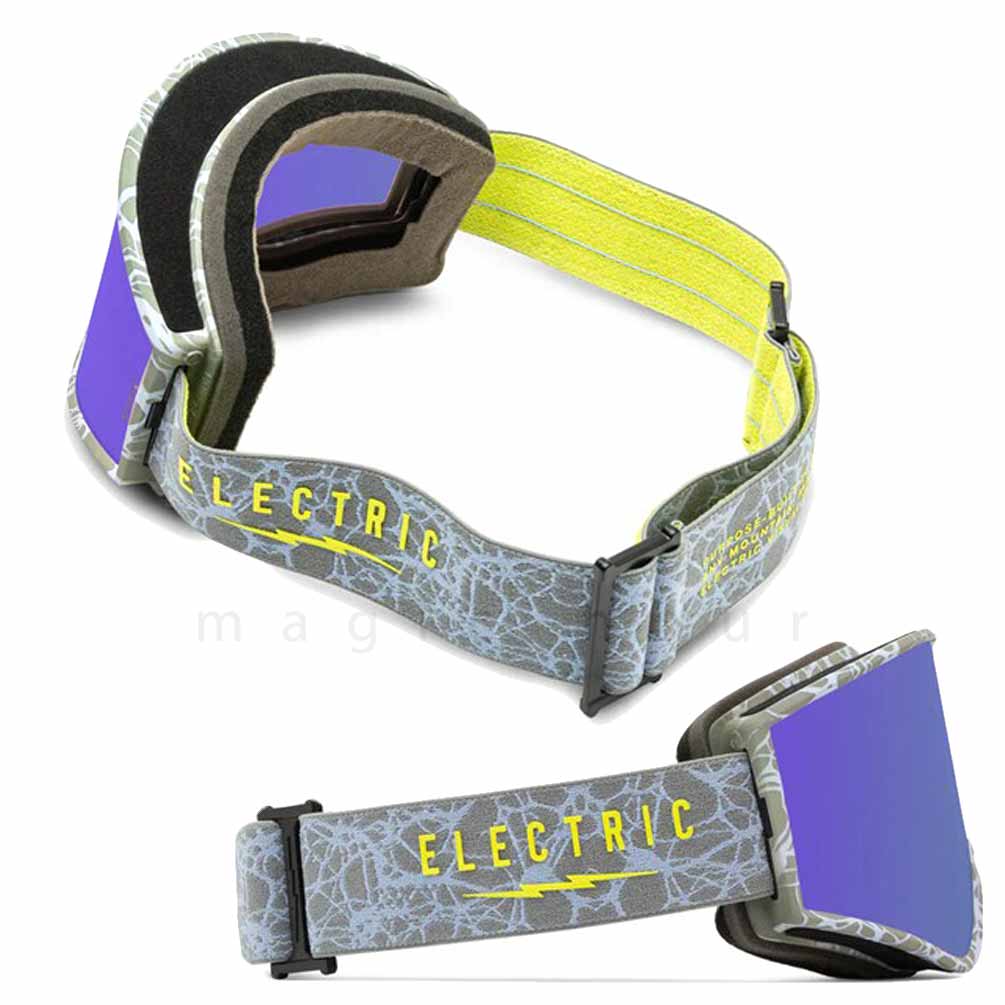 スノーボード スノボー ブランド ゴーグル 型落ち エレクトリック ELECTRIC KLEVELAND メンズ レディース スキー スノーゴーグル ミラー くもり止め 眼鏡対応 紫 EG7523509-PPCH ELECTRIC(エレクトリック) 1