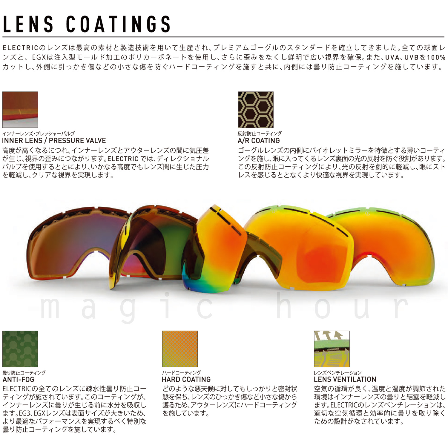 スノーボード スノボー ブランド ゴーグル 型落ち エレクトリック ELECTRIC EK1 メンズ レディース スキー スノーゴーグル ミラー くもり止め 眼鏡対応 平面 黒 EG7524505-RDCH ELECTRIC(エレクトリック) 4