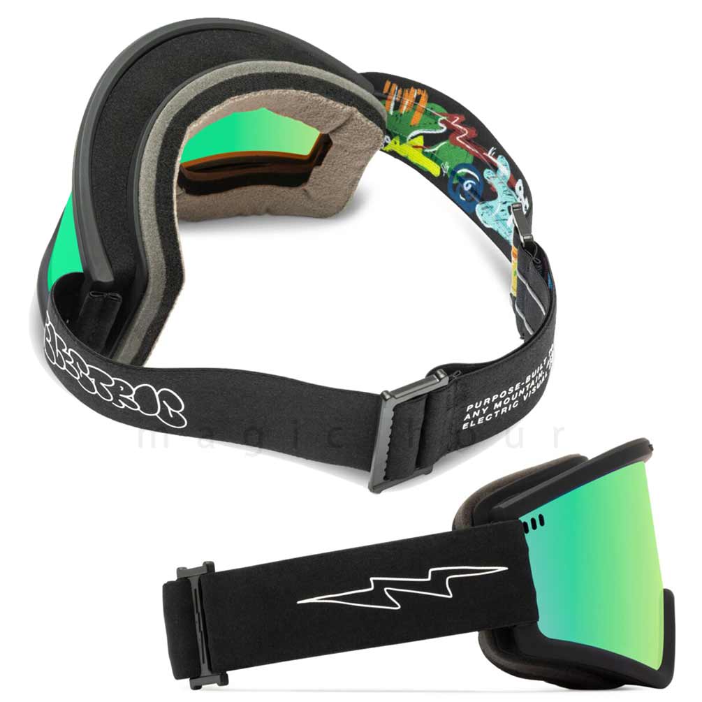 スノーボード スノボー ブランド ゴーグル 型落ち エレクトリック ELECTRIC HEX メンズ レディース スキー スノーゴーグル ミラー くもり止め 眼鏡対応 ブラック EG8323120-GRCR ELECTRIC(エレクトリック) 1