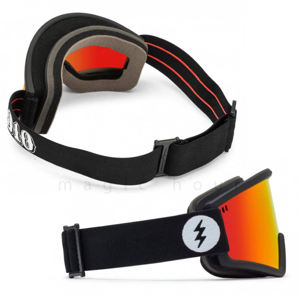 スノーボード スノボー ブランド ゴーグル 型落ち エレクトリック ELECTRIC HEX メンズ レディース スキー スノーゴーグル ミラー くもり止め 眼鏡対応 黒 EG8324519-RDCH ELECTRIC(エレクトリック) 1