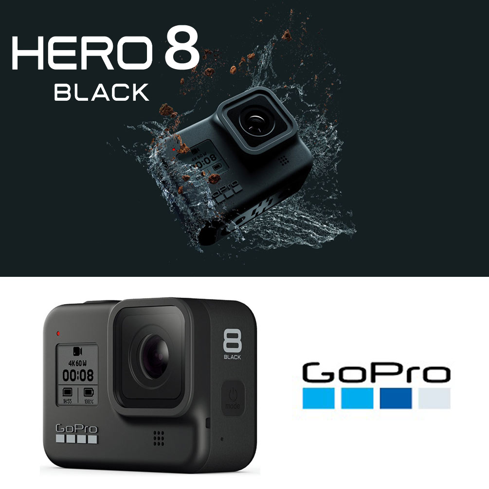 GoPro HERO8 ゴープロ 8 ビデオ カメラ アクションカム スノーボード サーフィン アウトドア スポーツ 防水 手ぶれ補正 4K動画 アクセサリー BLACK ブラック 黒 GOPRO8-BLACK-BLK-F GoPro 0