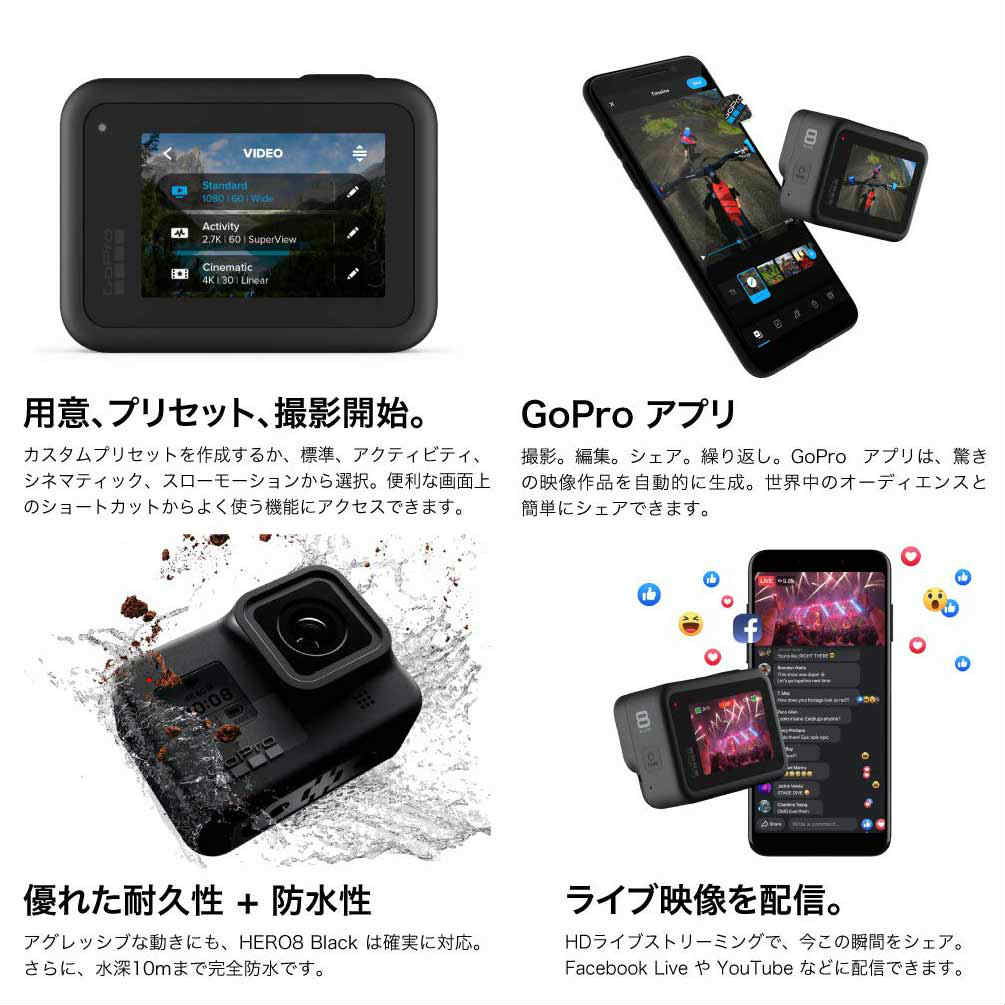 GoPro8＆アクセサリー