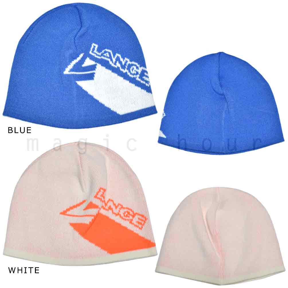 送料無料 LANGE ラング ビーニー スキー スノーボード 帽子 ニット帽 スノボ ブランド ニットキャップ メンズ レディー ス ロゴ 無地 スキー ホワイト ブルー U-LLHJB-01BLUE-F LANGE(ラング) 3