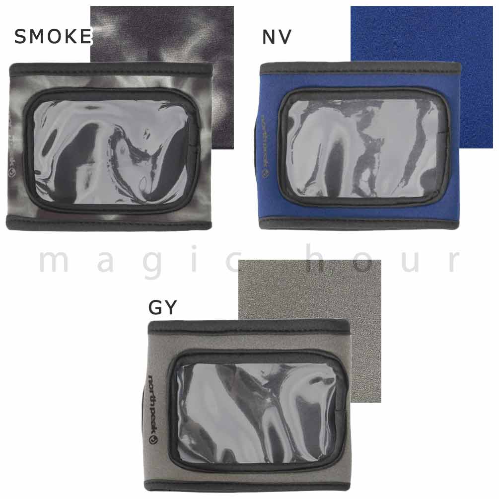 送料無料 スキー スノーボード チケットホルダー ハンド パスケース リフト券入れ グローブ ケース コンパクト スノーアクセサリー north peak ノースピーク U-MNP-5413-HNDPASS-GY-F north peak(ノースピーク) 3