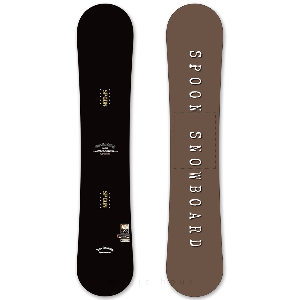 スノーボード 板 メンズ レディース 2点 セット スノボー ビンディング SPOON スプーン BASE ブランド 初心者 簡単 キャンバー ボード グラトリ お洒落 ブラック SPB-26BASE-ST2-135 SPOON(スプーン) 1