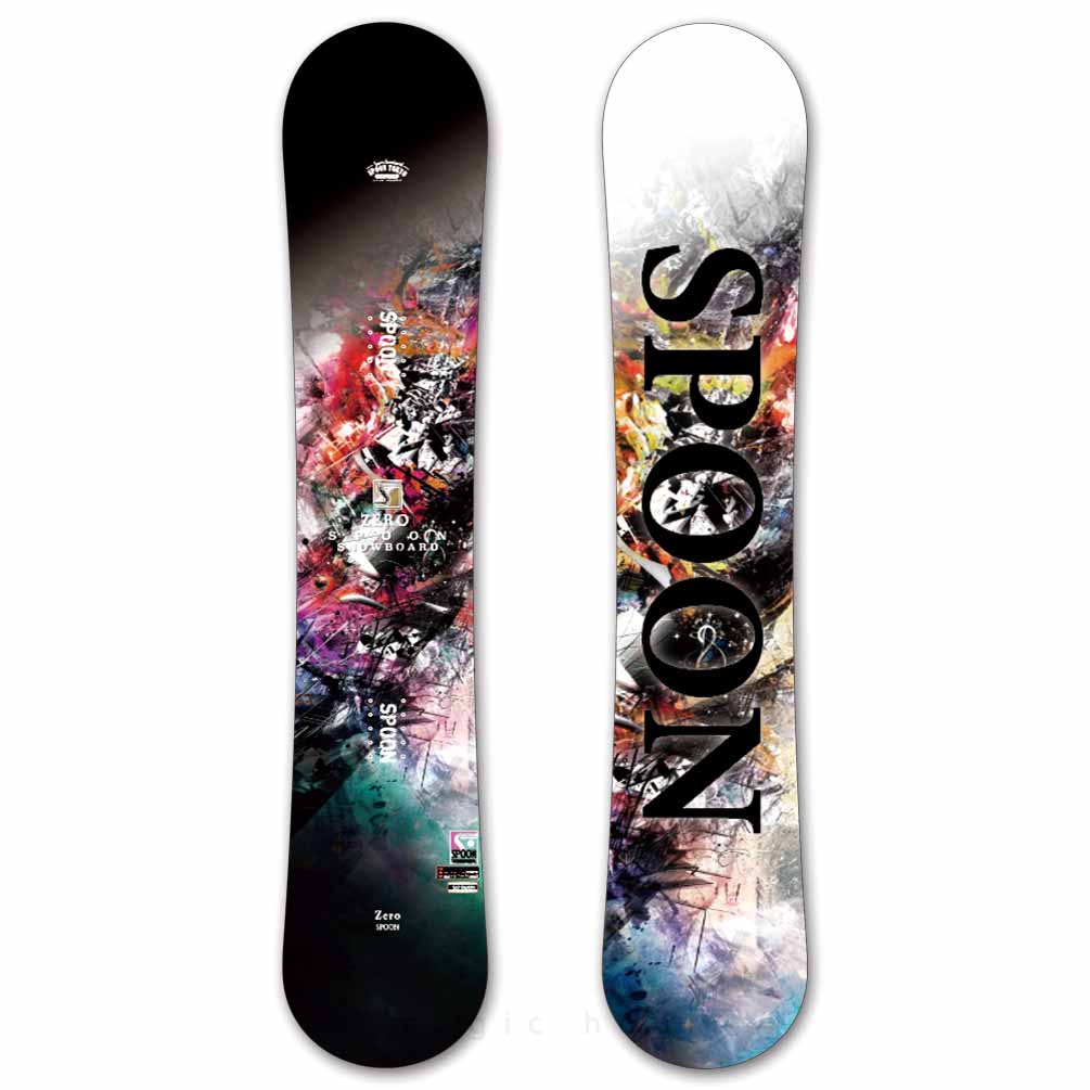 スノーボード 板 メンズ 2点 セット スノボー ビンディング SPOON スプーン ZERO ブランド 初心者 キャンバー ボード グラトリ カービング お洒落 ブラック SPB-26ZERO-ST2-147 SPOON(スプーン) 1