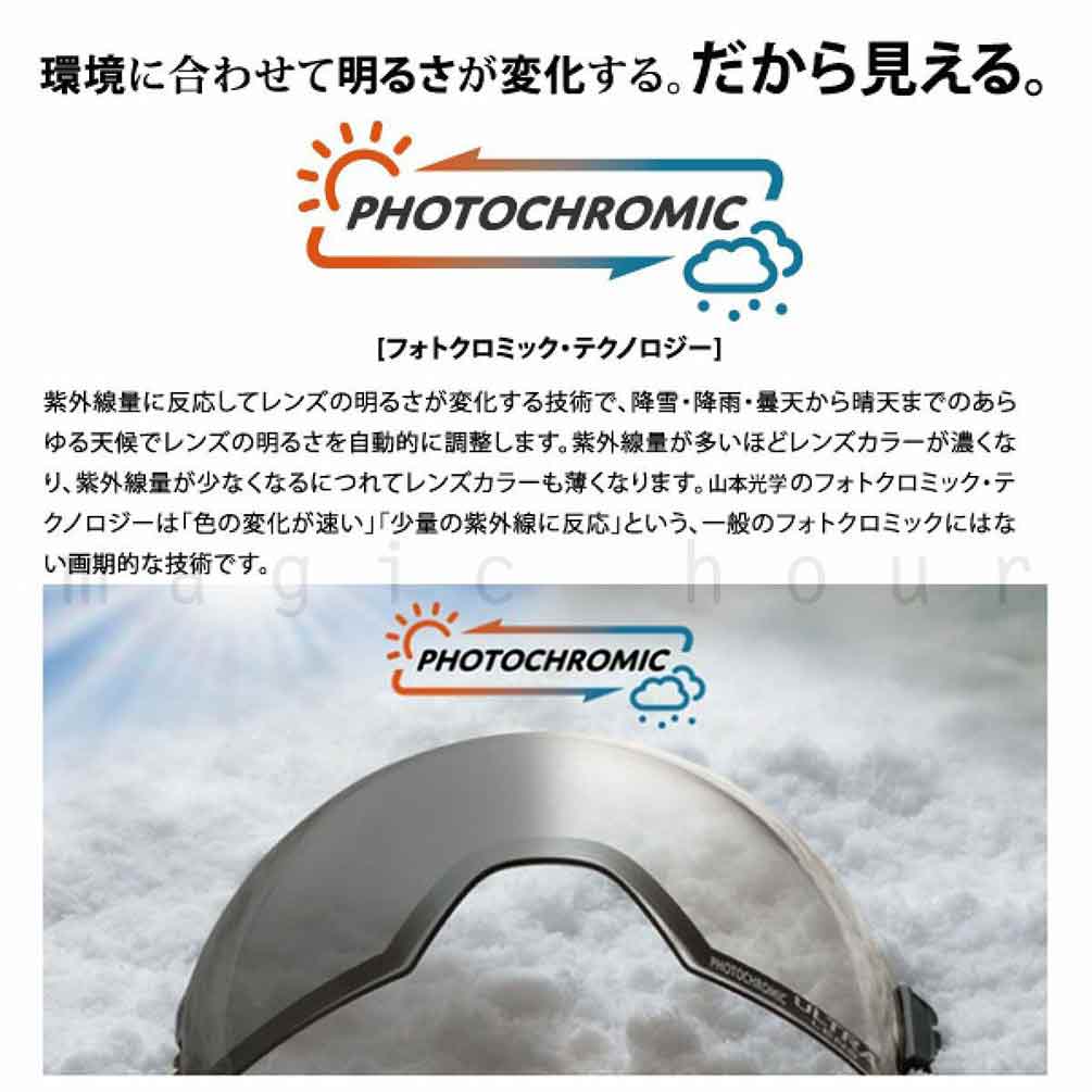 スキーゴーグル メンズ レディース スノー ゴーグル 眼鏡対応 調光 くもり止め ダブルレンズ UVカット 撥水 レンズ SWANS スワンズ RACAN スノボー ヘルメット SWANS-RA-MDH-CU-LP-GLR SWANS(スワンズ) 3