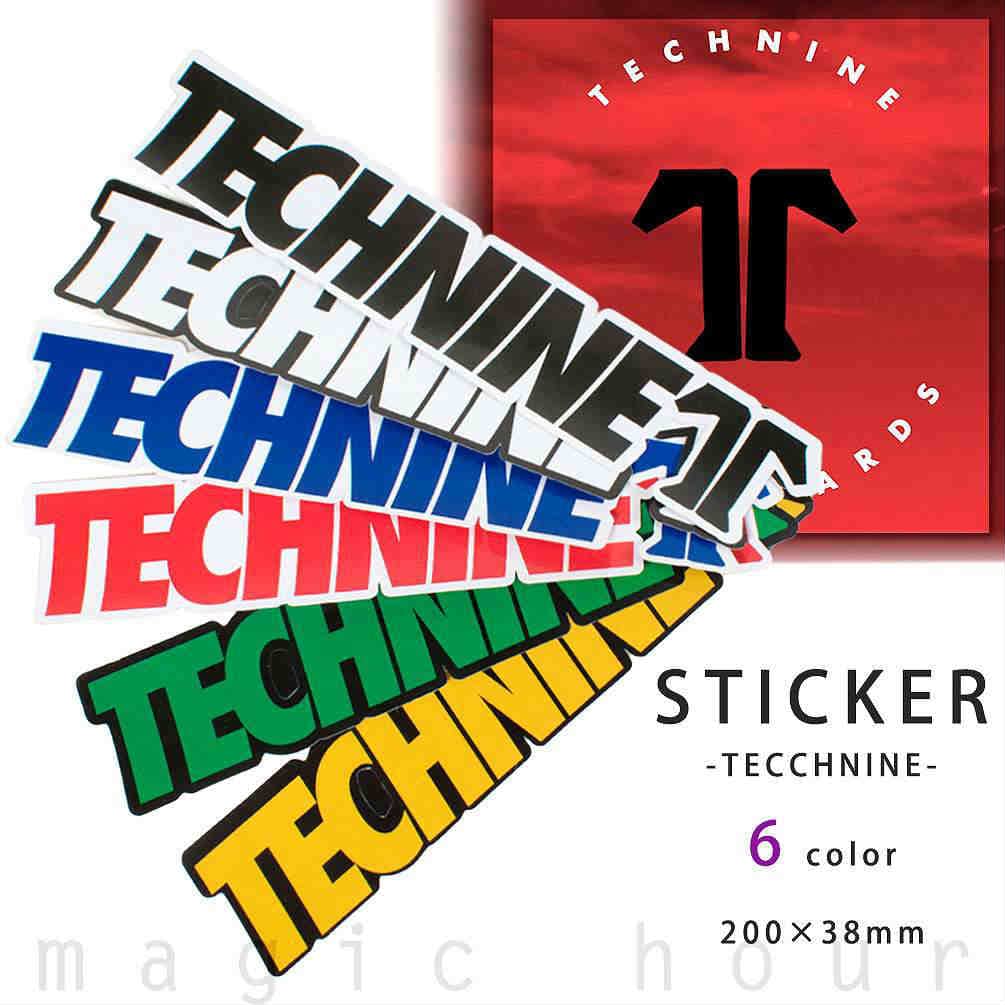 U-T9-STICKER-TECHNINE-BLK : TECHNINE(テックナイン)