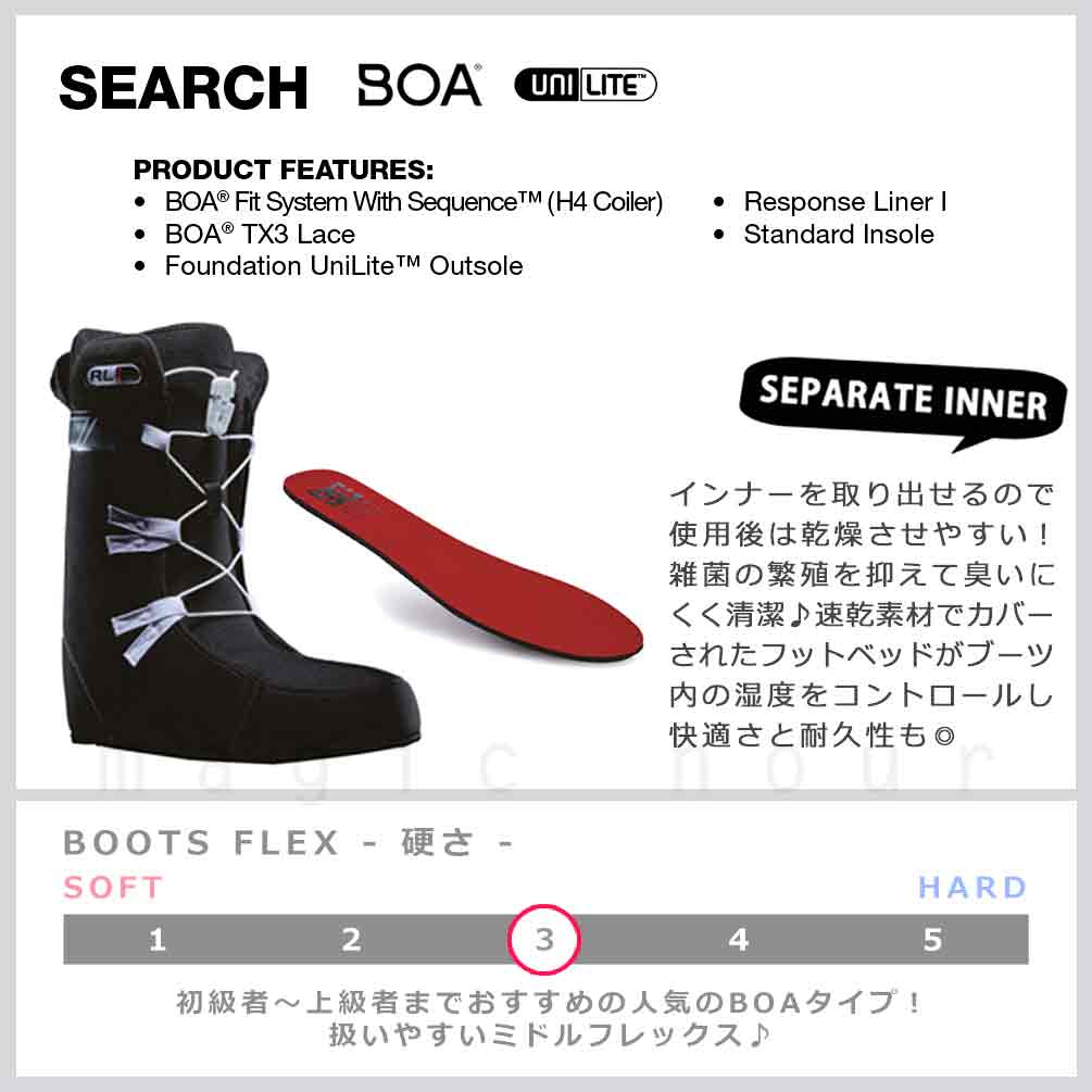 新品SALEスノーボードブーツ21.5cm〜22cm★LASTARTS★ boa