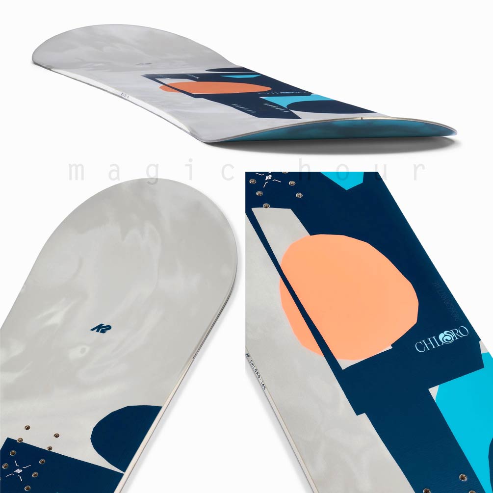 スノーボード 板 レディース 単品 K2 ケーツー CHLORO CAMBER クロロ 2026モデル スノボー 初心者 グラトリ ハイブリッド キャンバー ボード お洒落 ブランド TR-K2SB-26CHLORO-138 K2(ケーツー) 2