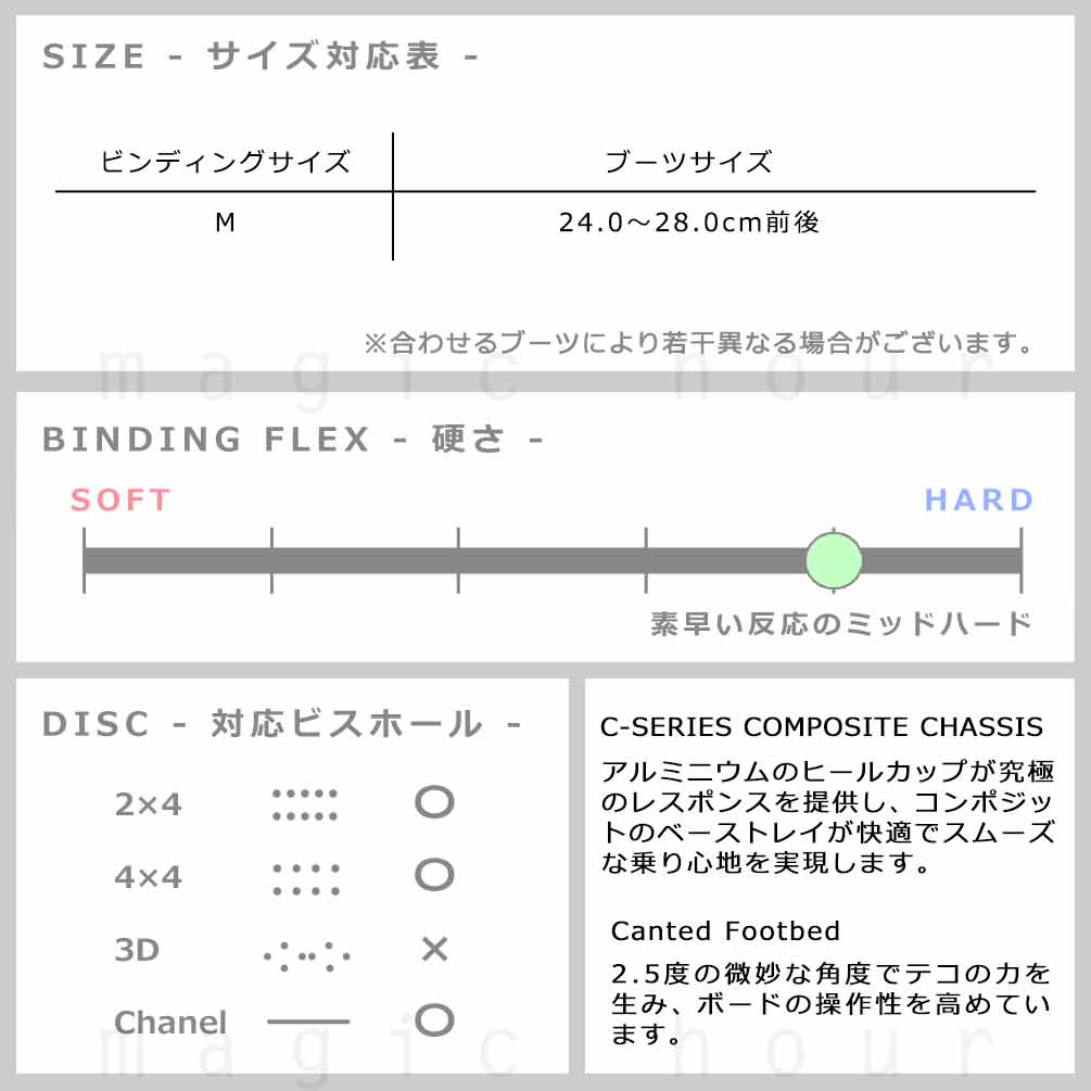 スノーボード ビンディング スノボー 型落ち バインディング メンズ RIDE ライド C-8 ボード 金具 23-24 中級者 上級者 お洒落 ハード 硬め カービング 白 黒 TR-RDBIN-24C-8-BLACK-M RIDE(ライド) 2