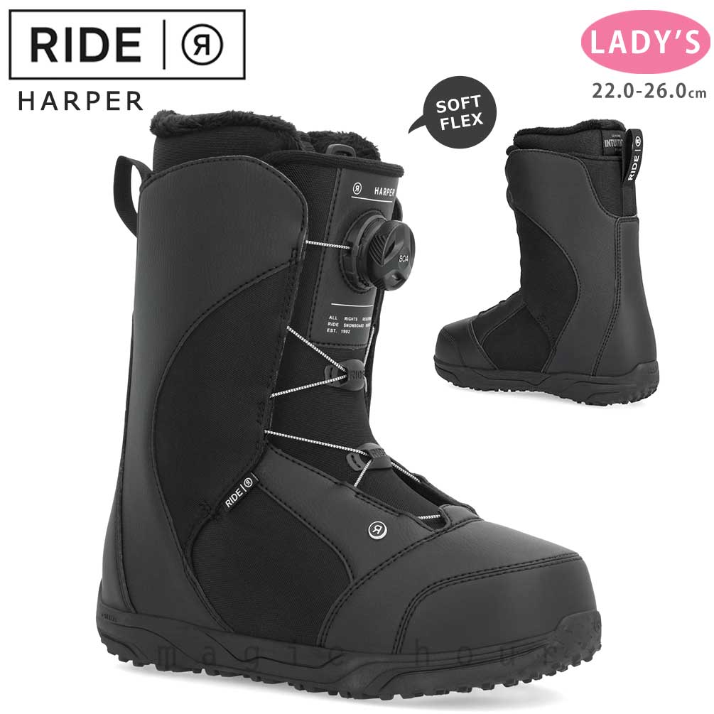 TR-RDBOT-25HARPER-BLACK-22 : RIDE(ライド)