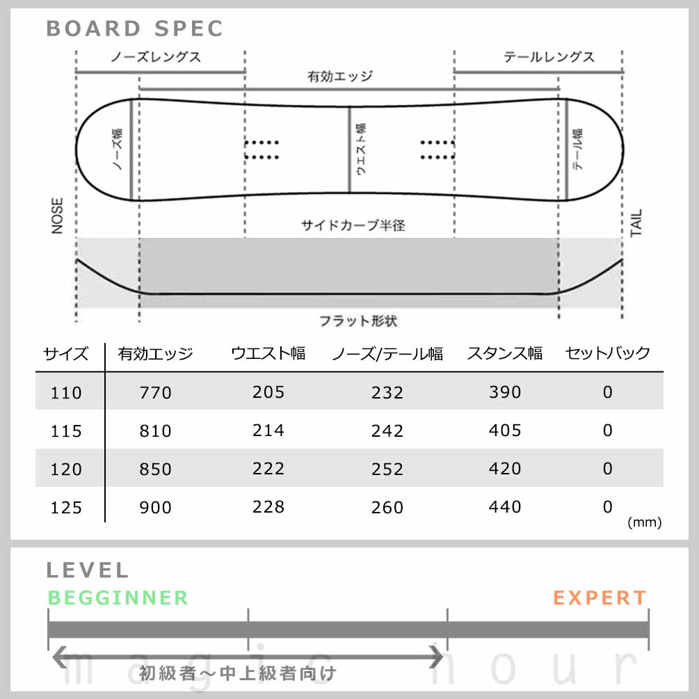 スノーボード 板 子供 単品 SALOMON サロモン GRACE キッズ ジュニア スノボー 初心者 ブランド フラット ボード ソフトフレックス お洒落 かわいい 白 ホワイト TR-SLMJR-25GRACE-110 SALOMON(サロモン) 4