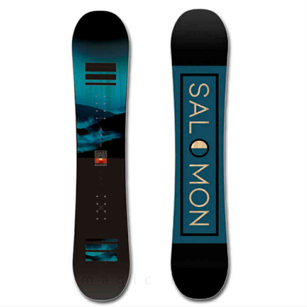 スノーボード 板 メンズ 単品 2021 SALOMON サロモン PULSE オールラウンド グラトリ ハイブリッド キャンバー ボード パーク  Wロッカー かっこいい 黒 ブラック