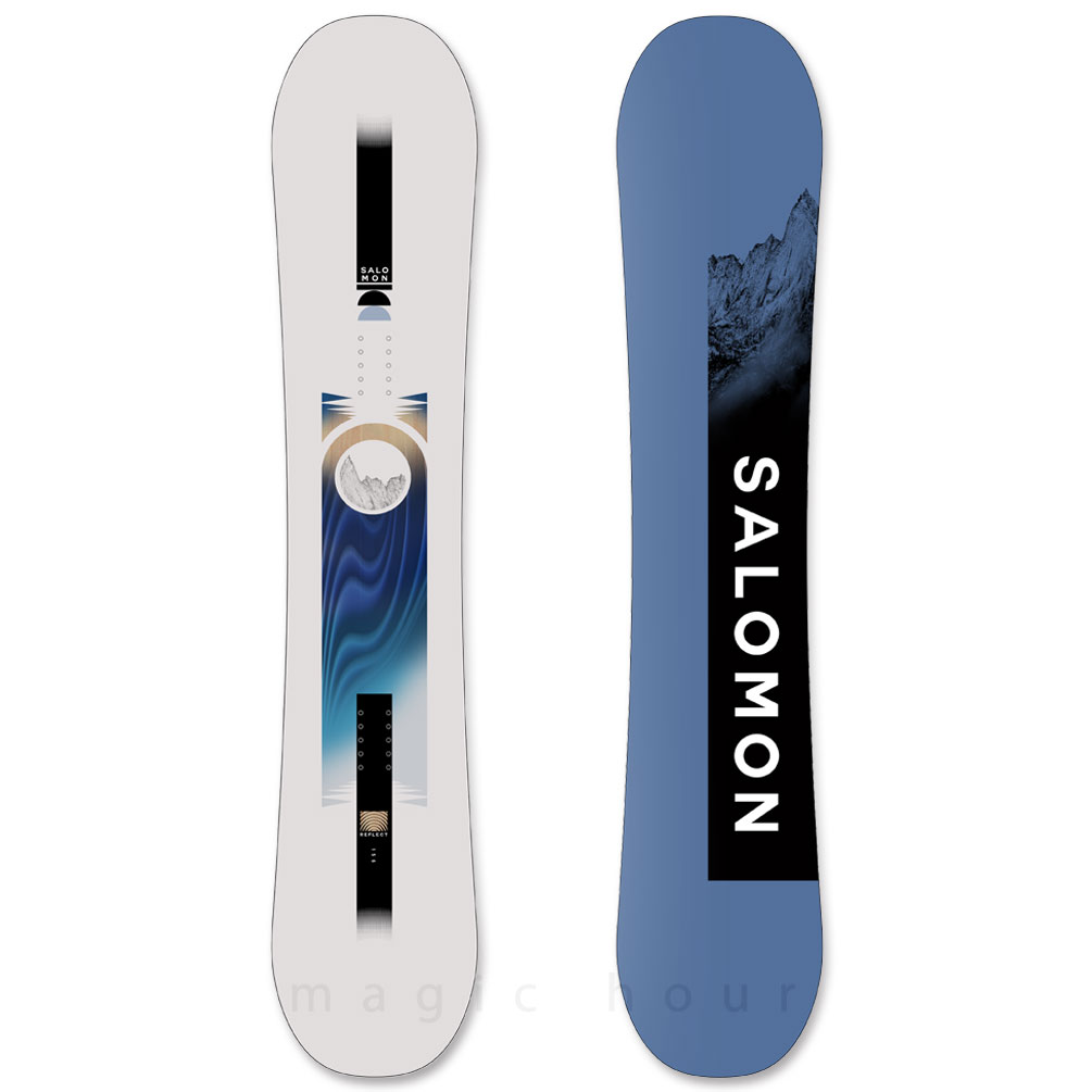 スノーボード 板 メンズ 単品 2026 サロモン リフレクト SALOMON REFLECT MEN オールラウンド グラトリ ハイブリッド キャンバー ボード パーク お洒落 白 青 TR-SLMSB-26RFLCT-M-145 SALOMON(サロモン) 4
