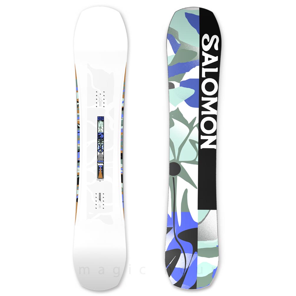 スノーボード 板 レディース 単品 サロモン ランブルフィッシュ 2026 SALOMON RUMBLE FISH スノボー ハイブリッド キャンバー ボード POPSTAR バンブー お洒落 TR-SLMSB-26RMBLFSH-140 SALOMON(サロモン) 4
