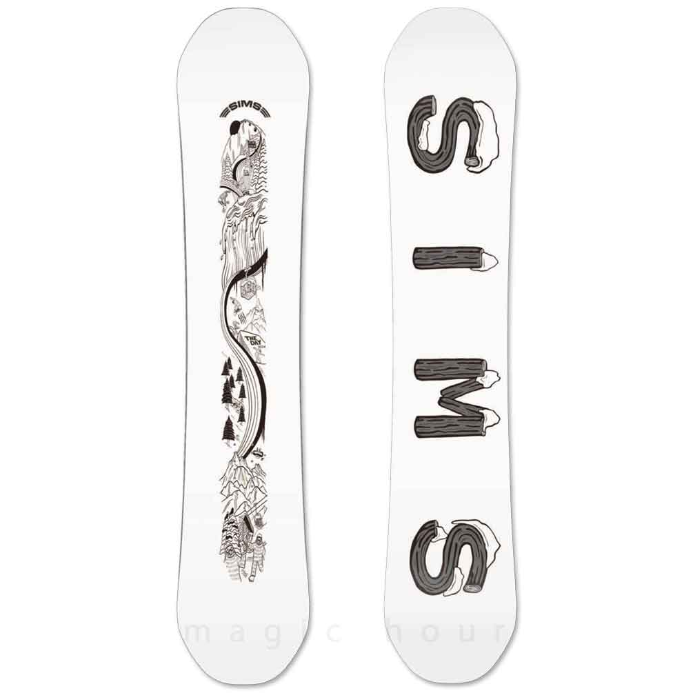 SIMS シムス ダブルキャンバー スノーボード 板 - スノーボード